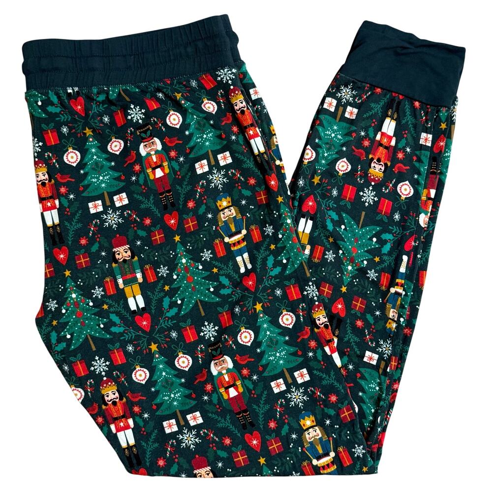 Little Sleepies Pajama Jogger Bottom Night At Nutcracker Holiday Women’s Medium